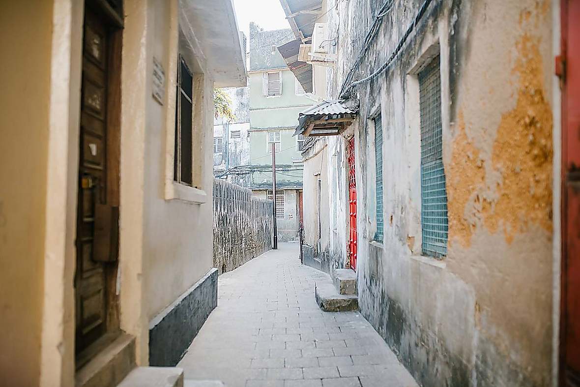 Stone Town street and architecture, Zanzibar